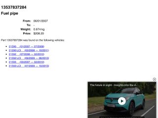 bontott BMW 3 E90 Porlasztó Sor / Híd