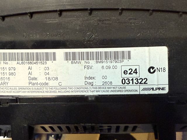 bontott BMW 3 E90 Multifunkciós Kijelző