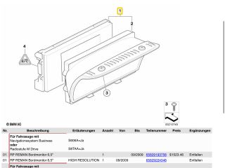 bontott BMW 3 E90 Multifunkciós Kijelző