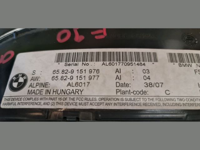 bontott BMW 3 E90 Multifunkciós Kijelző