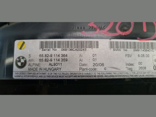 bontott BMW 3 E90 Multifunkciós Kijelző