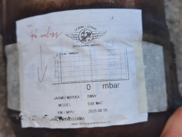 bontott BMW 3 E90 Részecskeszűrő