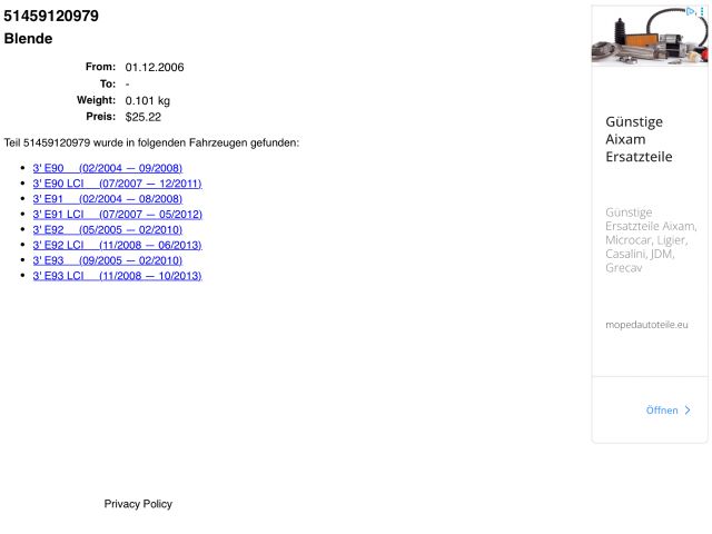 bontott BMW 3 E90 Ülésfűtés Kapcsoló Pár