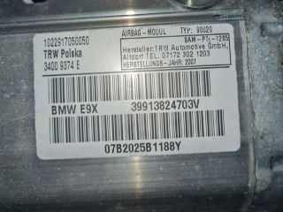 bontott BMW 3 E90 Utasoldali Légzsák