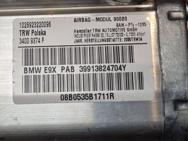 bontott BMW 3 E90 Utasoldali Légzsák