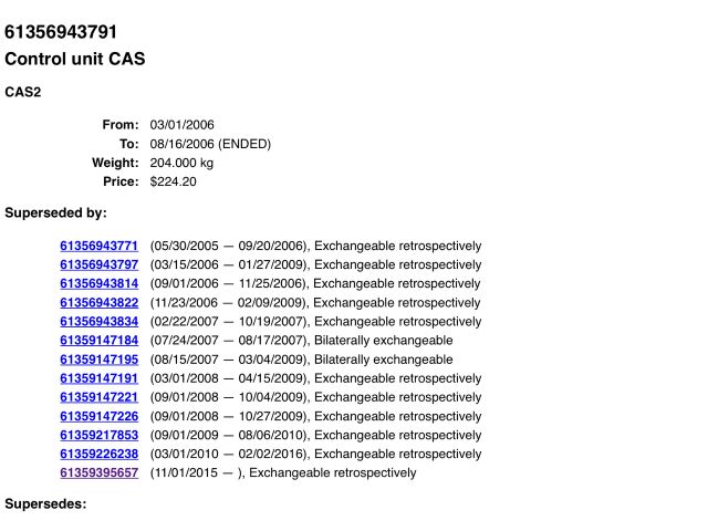 bontott BMW 3 E91 Immobilizer Elektronika