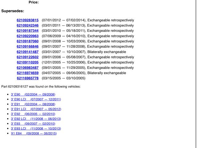 bontott BMW 3 E91 Kilométeróra