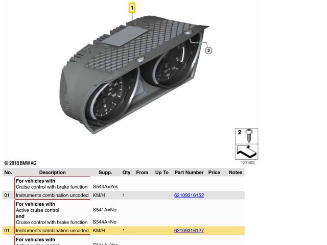 bontott BMW 3 E91 Kilométeróra