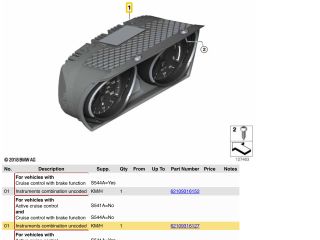 bontott BMW 3 E91 Kilométeróra