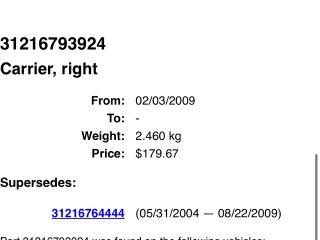 bontott BMW 3 E91 Jobb első Csonkállvány Kerékaggyal