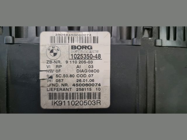 bontott BMW 3 E91 Kilométeróra