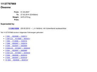 bontott BMW 3 E91 Olajteknő