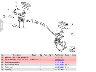 bontott BMW 3 E91 Tank