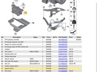 bontott BMW 3 E91 Sebesség Jeladó