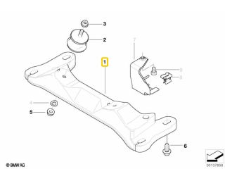 bontott BMW 3 E91 Váltó Tartó Bak (Pozíciófüggetlen)