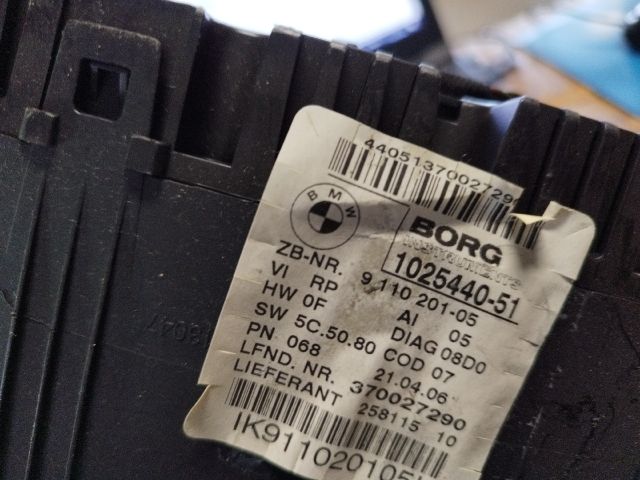 bontott BMW 3 E91 Kilométeróra