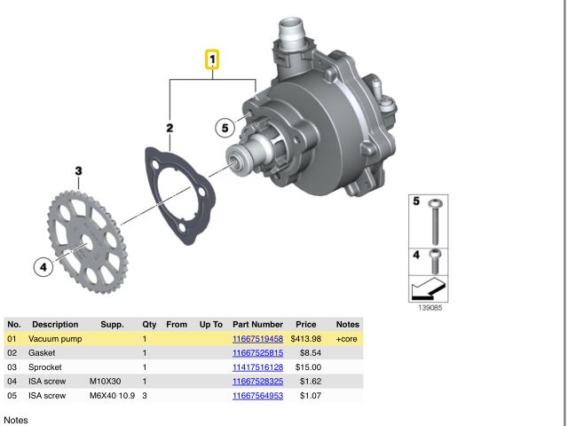 bontott BMW 3 E91 Vákumpumpa