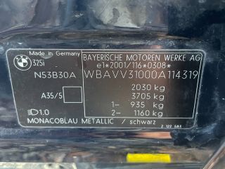 bontott BMW 3 E91 Bal hátsó Ajtó (Üres lemez)