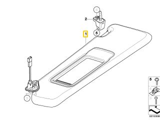 bontott BMW 3 E91 Bal Napellenző