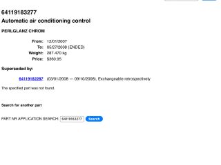 bontott BMW 3 E91 Fűtéskapcsoló (digit klímás)