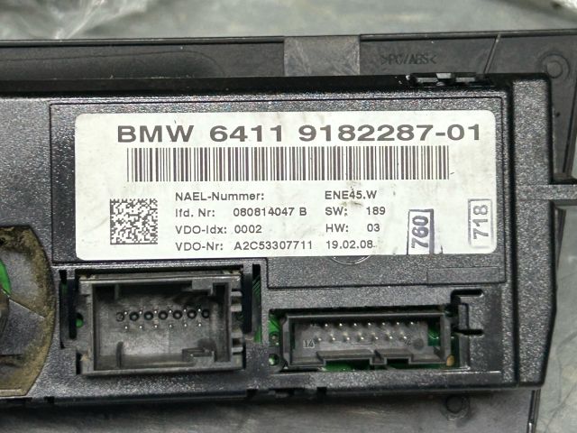 bontott BMW 3 E91 Fűtéskapcsoló (digit klímás)