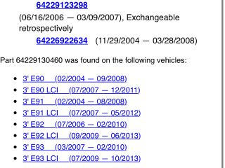 bontott BMW 3 E91 Jobb Szellőző