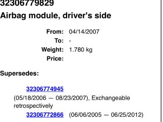 bontott BMW 3 E91 Kormánylégzsák