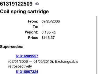 bontott BMW 3 E91 Légzsák Átvezető Szalagkábel