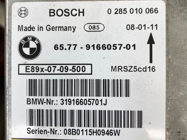 bontott BMW 3 E91 Légzsák Elektronika