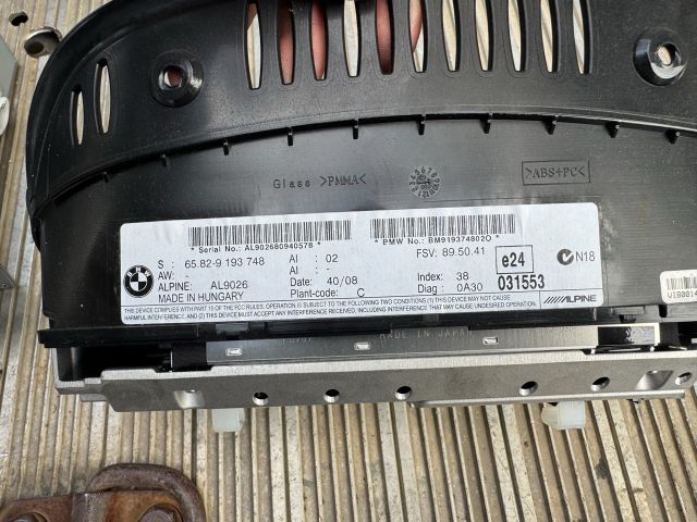 bontott BMW 3 E91 Navigációs Fejegység