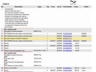 bontott BMW 3 E91 Navigációs Fejegység