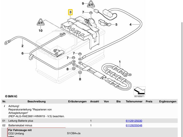 bontott BMW 3 E91 Pozitív Kábel Elosztó