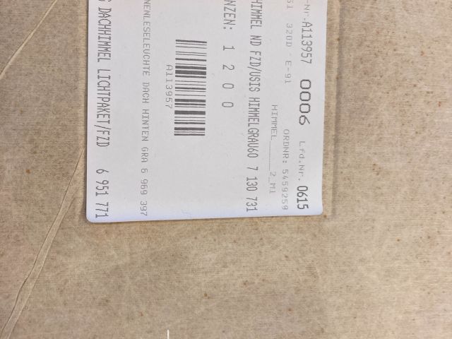 bontott BMW 3 E91 Tetőkárpit