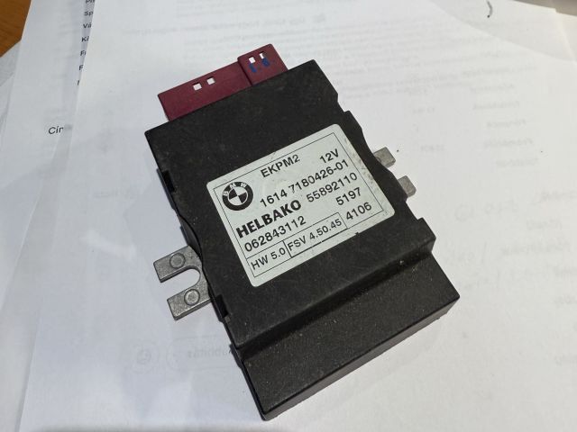 bontott BMW 3 E92 Üzemanyag Szivattyú Relé