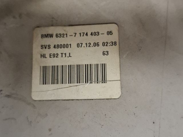 bontott BMW 3 E92 Bal Külső Hátsó Lámpa