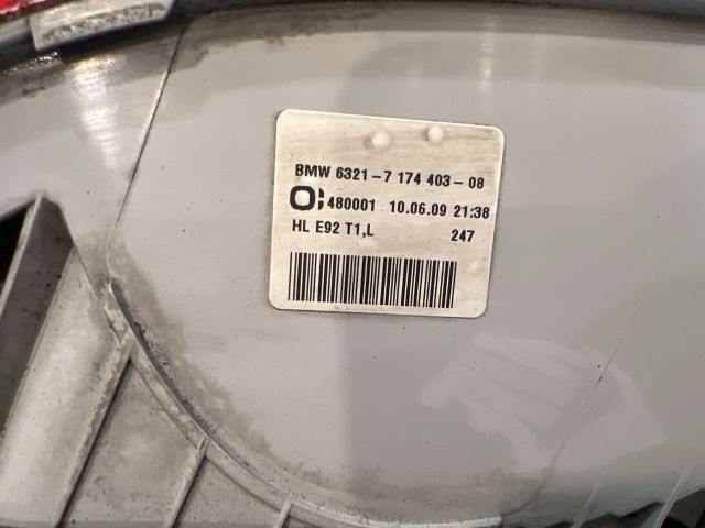 bontott BMW 3 E92 Bal Külső Hátsó Lámpa