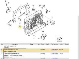bontott BMW 3 E92 Biztosítéktábla Utastér