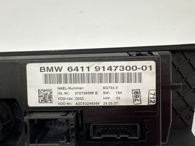 bontott BMW 3 E92 Fűtéskapcsoló (digit klímás)