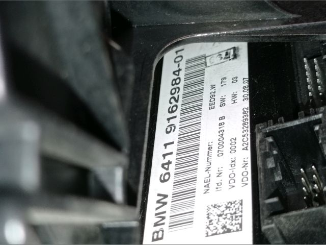 bontott BMW 3 E92 Fűtéskapcsoló (manuális klímás)