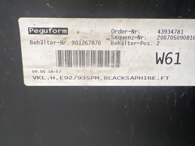 bontott BMW 3 E92 Hátsó Lökhárító (Részeivel)