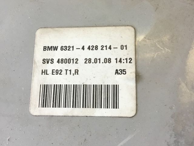 bontott BMW 3 E92 Jobb Hátsó Lámpa