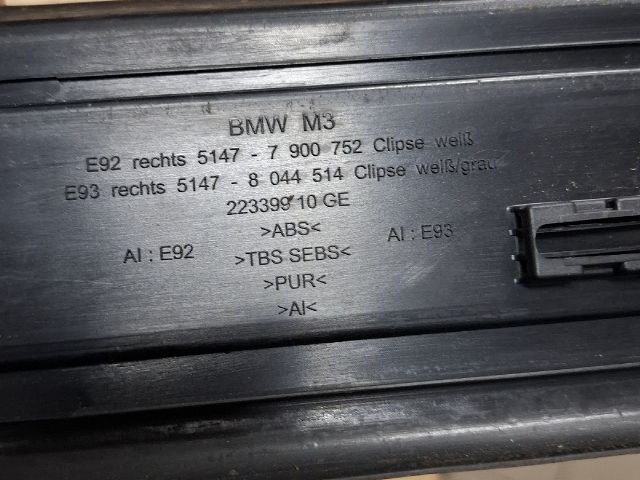 bontott BMW 3 E92 Küszöb Díszléc Szett