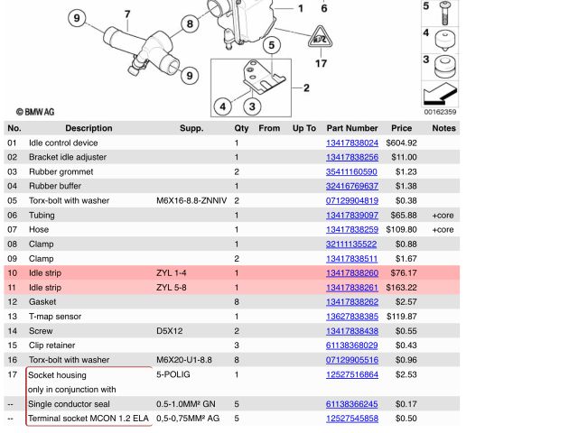 bontott BMW 3 E92 Fojtószelep (Mechanikus)