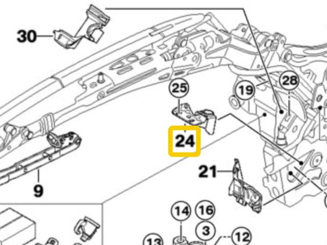 bontott BMW 3 E93 Bal Cabrio Tetőmozgató Zsanér