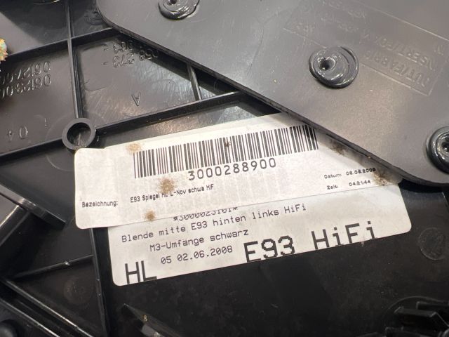 bontott BMW 3 E93 Bal hátsó Ajtó Kárpit