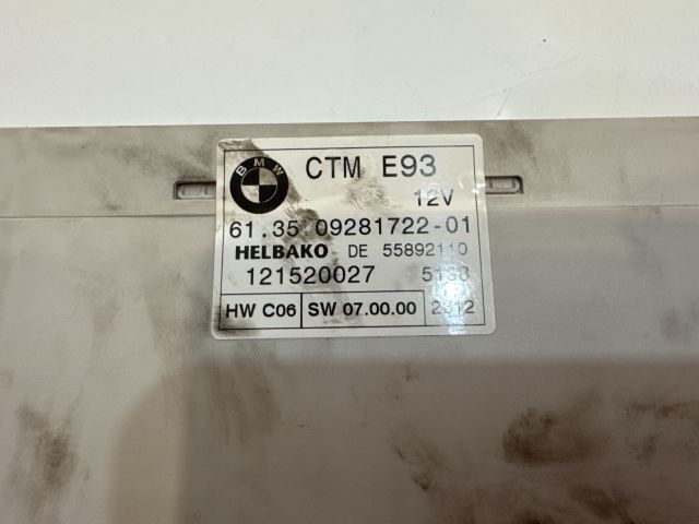 bontott BMW 3 E93 Cabrio Tetővezérlő