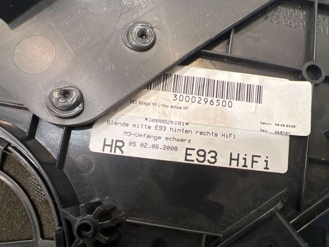 bontott BMW 3 E93 Jobb hátsó Ajtó Kárpit