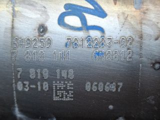 bontott BMW 3 E93 Részecskeszűrő