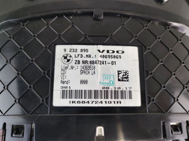 bontott BMW 3 F30-F35 Kilométeróra