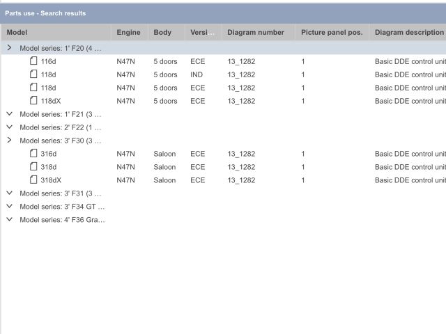 bontott BMW 3 F30-F35 Motorvezérlő